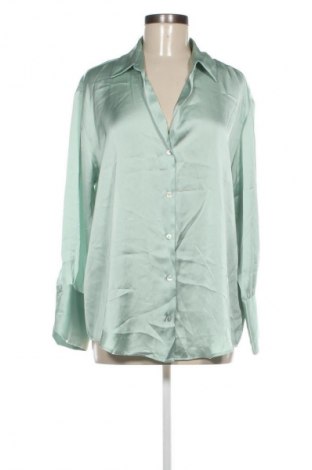 Дамска риза Zara, Размер L, Цвят Зелен, Цена 23,99 лв.