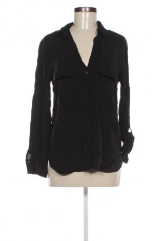 Дамска риза Zara, Размер M, Цвят Черен, Цена 19,99 лв.