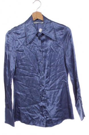 Damska koszula Zara, Rozmiar XS, Kolor Niebieski, Cena 63,99 zł