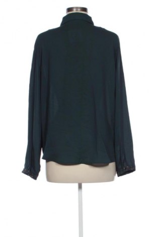 Дамска риза Zara, Размер XL, Цвят Зелен, Цена 27,00 лв.