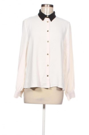 Дамска риза Zara, Размер M, Цвят Екрю, Цена 21,99 лв.