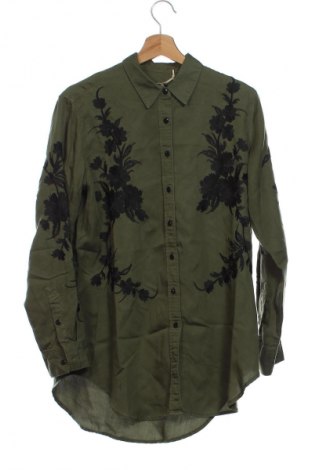 Damska koszula Zara, Rozmiar XS, Kolor Zielony, Cena 40,99 zł