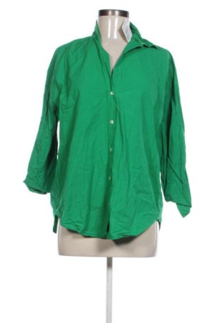 Дамска риза Zara, Размер XS, Цвят Зелен, Цена 17,99 лв.