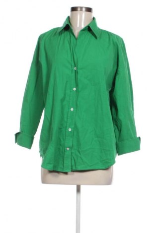 Дамска риза Zara, Размер M, Цвят Зелен, Цена 18,99 лв.