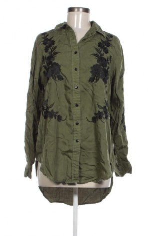 Γυναικείο πουκάμισο Zara, Μέγεθος S, Χρώμα Πράσινο, Τιμή 13,80 €