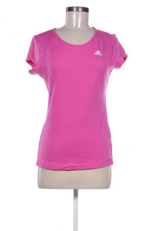 Γυναικείο t-shirt Adidas, Μέγεθος L, Χρώμα Ρόζ , Τιμή 14,00 €