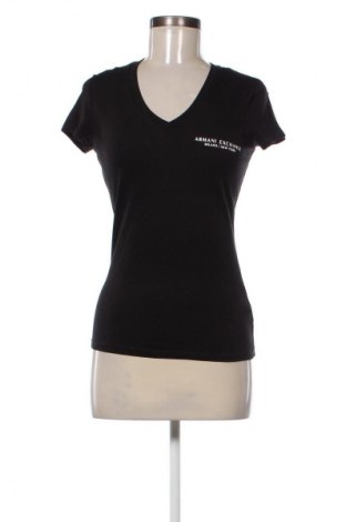Дамска тениска Armani Exchange, Размер S, Цвят Черен, Цена 68,00 лв.