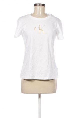 Дамска тениска Calvin Klein Jeans, Размер M, Цвят Бял, Цена 77,99 лв.