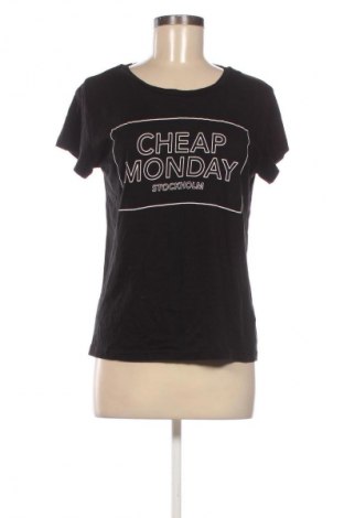 Γυναικείο t-shirt Cheap Monday, Μέγεθος S, Χρώμα Μαύρο, Τιμή 4,99 €