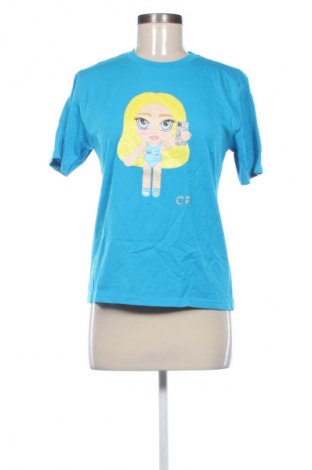 Női póló Chiara Ferragni, Méret M, Szín Kék, Ár 4 479 Ft