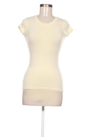 Damski T-shirt Clockhouse, Rozmiar XS, Kolor ecru, Cena 39,31 zł