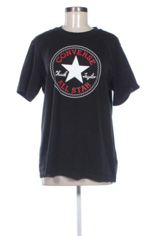 Дамска тениска Converse, Размер M, Цвят Черен, Цена 17,99 лв.
