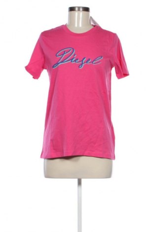 Дамска тениска Diesel, Размер M, Цвят Розов, Цена 147,99 лв.