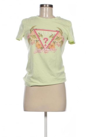Дамска тениска Guess, Размер M, Цвят Зелен, Цена 31,28 лв.