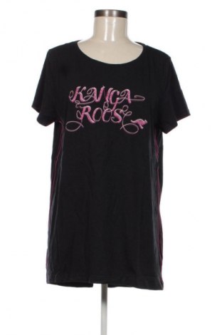 Дамска тениска Kangaroos, Размер M, Цвят Черен, Цена 41,99 лв.