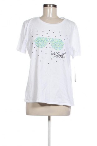 Damski T-shirt Karl Lagerfeld, Rozmiar L, Kolor Biały, Cena 291,95 zł