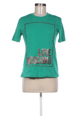 Damen T-Shirt Love Moschino, Größe XS, Farbe Grün, Preis € 34,79