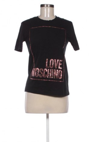 Γυναικείο t-shirt Love Moschino, Μέγεθος XS, Χρώμα Μαύρο, Τιμή 34,79 €