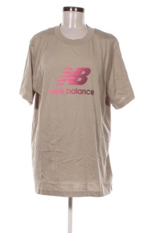 Дамска тениска New Balance, Размер XL, Цвят Бежов, Цена 62,99 лв.