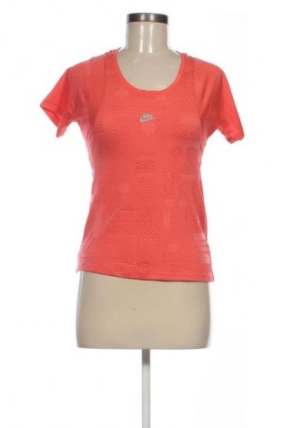 Дамска тениска Nike, Размер XS, Цвят Оранжев, Цена 27,00 лв.