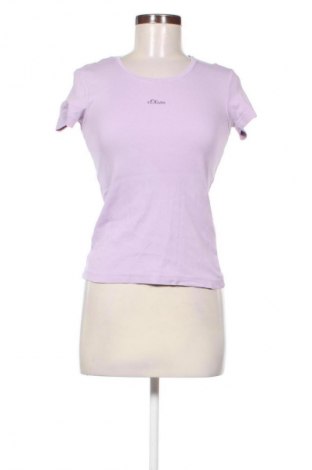 Dámské tričko S.Oliver, Velikost XS, Barva Fialová, Cena  165,00 Kč