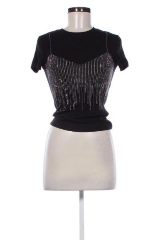 Női póló Sinsay, Méret XXS, Szín Fekete, Ár 5 518 Ft