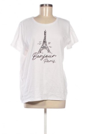 Damen T-Shirt Sinsay, Größe XL, Farbe Weiß, Preis 9,00 €