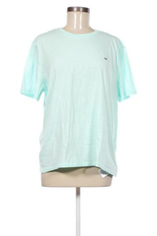 Damski T-shirt Tommy Hilfiger, Rozmiar XXL, Kolor Niebieski, Cena 137,99 zł