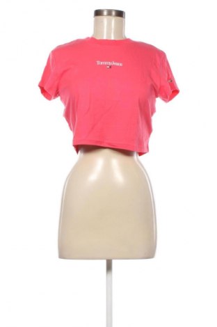 Дамска тениска Tommy Jeans, Размер M, Цвят Розов, Цена 47,99 лв.