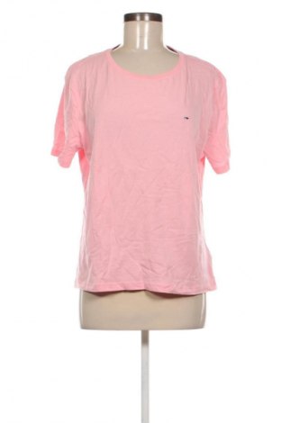 Γυναικείο t-shirt Tommy Jeans, Μέγεθος XL, Χρώμα Ρόζ , Τιμή 47,99 €