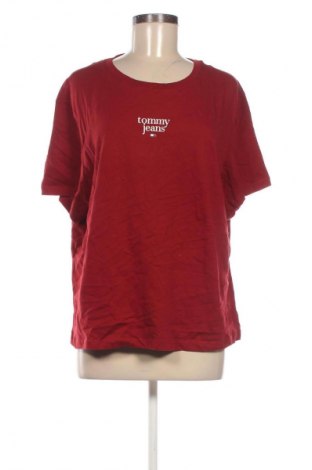 Dámské tričko Tommy Jeans, Velikost 4XL, Barva Červená, Cena  939,00 Kč