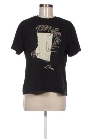 Дамска тениска Unbranded, Размер M, Цвят Черен, Цена 17,00 лв.