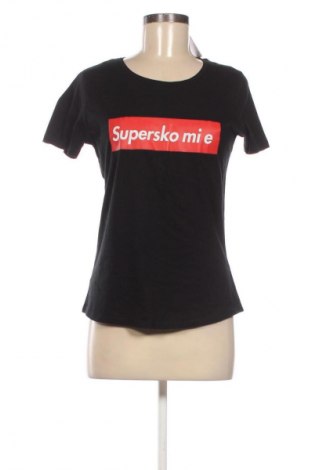 Дамска тениска Unbranded, Размер M, Цвят Черен, Цена 17,00 лв.