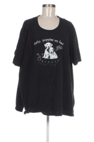 Γυναικείο t-shirt Unbranded, Μέγεθος XXL, Χρώμα Μαύρο, Τιμή 11,99 €