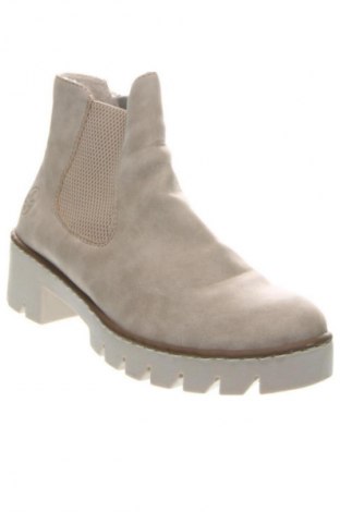 Botine de damă Rieker, Mărime 41, Culoare Ecru, Preț 443,99 Lei