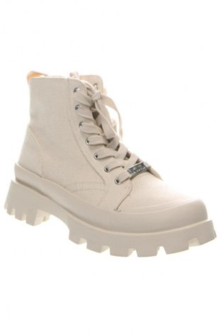 Damen Stiefeletten Steve Madden, Größe 38, Farbe Ecru, Preis 90,58 €