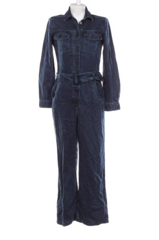 Дамски дълъг гащеризон Massimo Dutti, Размер S, Цвят Син, Цена 77,99 лв.