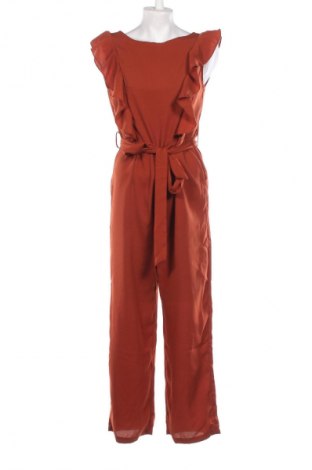 Дамски дълъг гащеризон SHEIN, Размер M, Цвят Кафяв, Цена 25,99 лв.