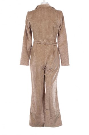 Дамски дълъг гащеризон Trendyol, Размер S, Цвят Бежов, Цена 68,43 лв.