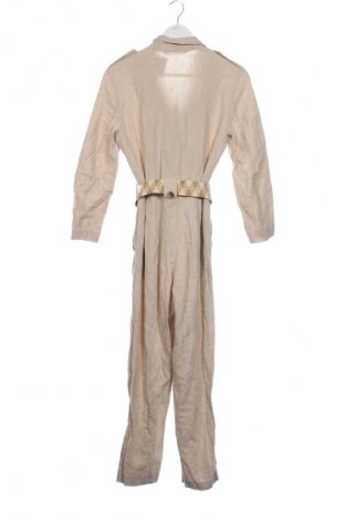 Damski długi kombinezon Zara, Rozmiar XS, Kolor Beżowy, Cena 94,34 zł