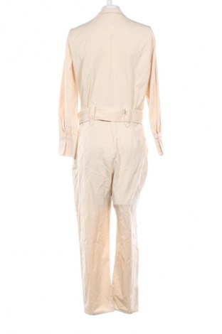 Дамски дълъг гащеризон Zara, Размер L, Цвят Екрю, Цена 41,00 лв.