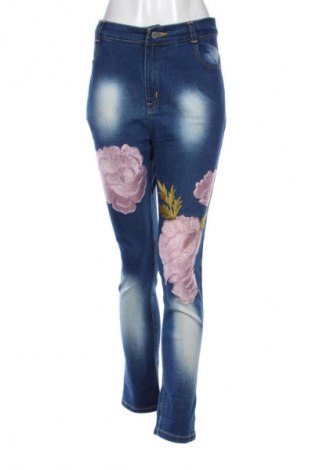 Дамски дънки Almatrichi, Размер L, Цвят Син, Цена 52,99 лв.