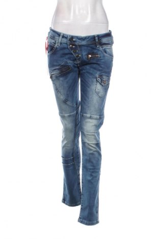 Dámské džíny  Cipo & Baxx, Velikost L, Barva Modrá, Cena  1 429,00 Kč