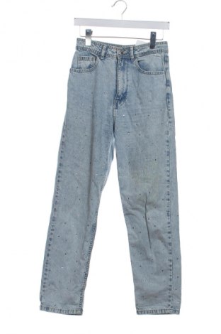 Blugi de femei Cropp, Mărime XS, Culoare Albastru, Preț 108,04 Lei