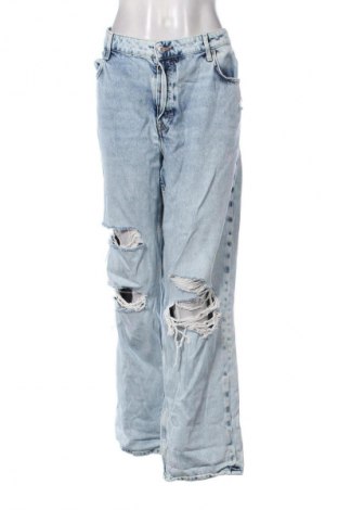 Damskie jeansy H&M, Rozmiar 4XL, Kolor Niebieski, Cena 39,99 zł