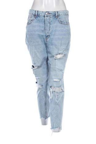 Дамски дънки H&M, Размер L, Цвят Син, Цена 19,99 лв.