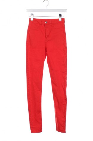 Damskie jeansy H&M Divided, Rozmiar XXS, Kolor Pomarańczowy, Cena 47,99 zł