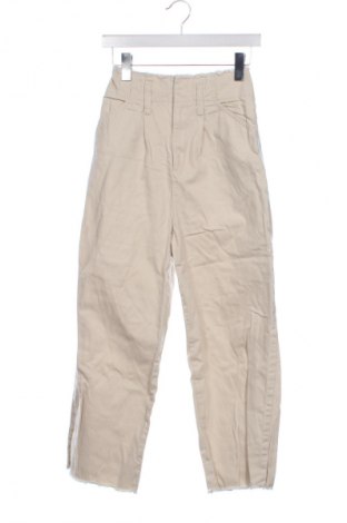 Дамски дънки NA-KD, Размер XXS, Цвят Екрю, Цена 27,99 лв.