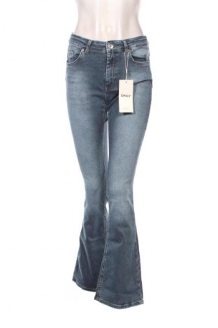 Дамски дънки ONLY, Размер M, Цвят Син, Цена 77,99 лв.