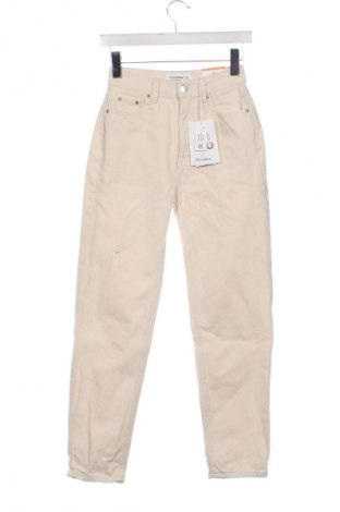 Dámské džíny  Pull&Bear, Velikost XXS, Barva Krémová, Cena  389,00 Kč
